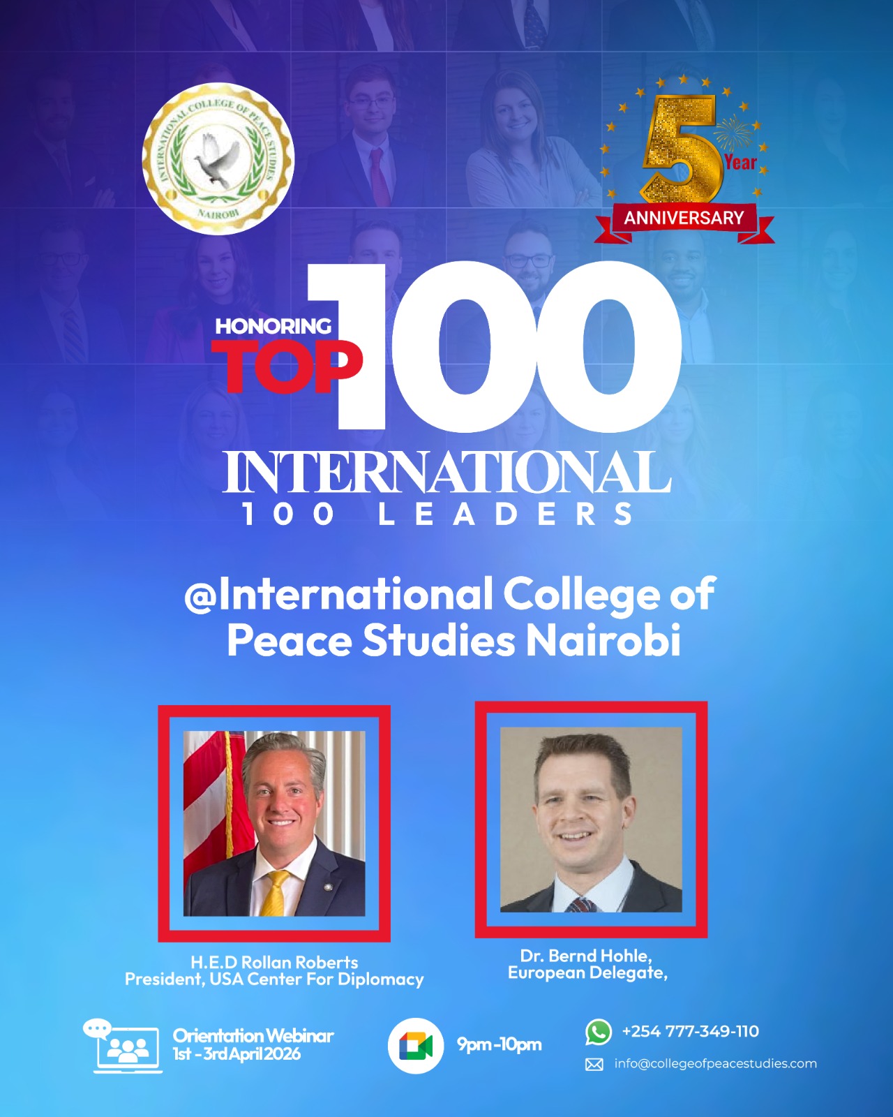 Honoring Top 100 International Leaders 2026